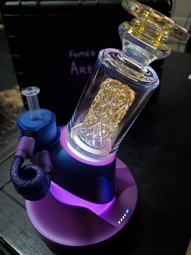 The Ares | Silver Fumed PuffCo Pro Top