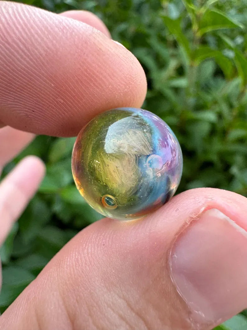 Striking Dot Implosion Marble