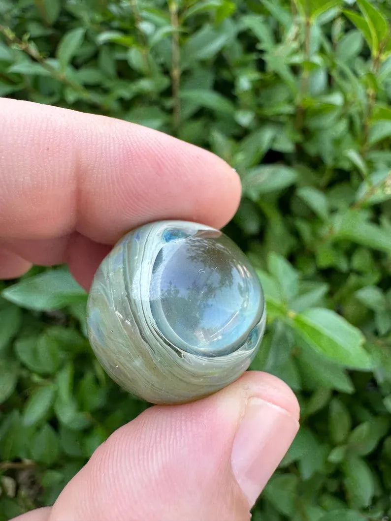 Mystery Aventurine Marble with Open Window