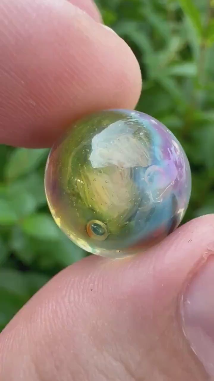 Striking Dot Implosion Marble