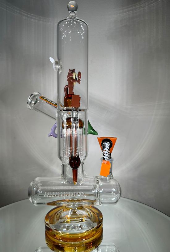 BRIX Inline and Single Tree Perc Bong/Dab Rig with LED